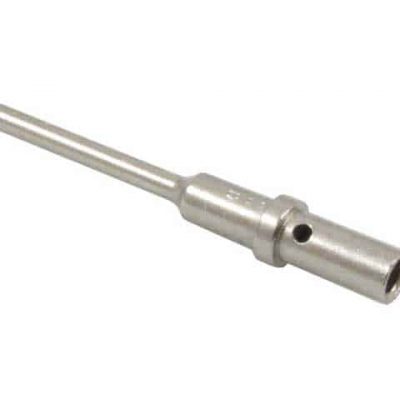 Pin Terminal, 20 AWG, .5 mm² Wire, Nickel (Ni), 1 mm [.04 in] Pin Diameter, Terminates To Wire, -55 – 125 °C [-67 – 257 °F], DEUTSCH Common Contact