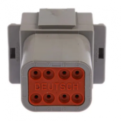DT04-08PA - REC- 8P- GRY- N- A - Housing for Male Terminals