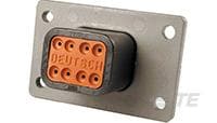 DT04-08PB-L012 - Receptacle DT serie B keying welded flange