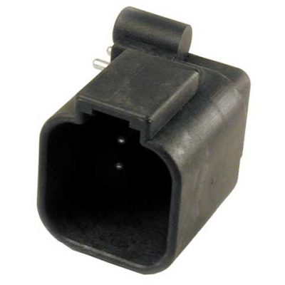 DTF13-6P  - Receptacle DTF serie  -  PCB flangeless connector receptacle
